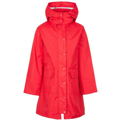 Front - Trespass Girls Drizzling Waterproof Jacket