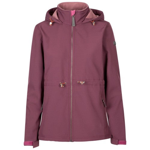 Front - Trespass Womens/Ladies Aileen TP75 Soft Shell Jacket