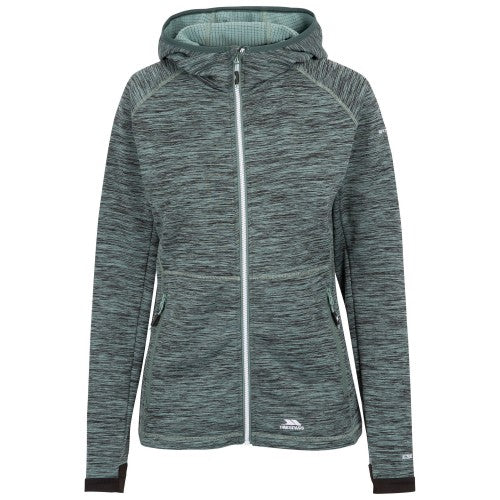 Front - Trespass Womens/Ladies Appeal Marl Hooded Fleece