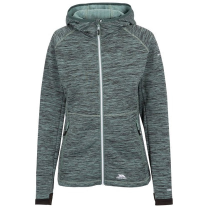 Front - Trespass Womens/Ladies Appeal Marl Hooded Fleece