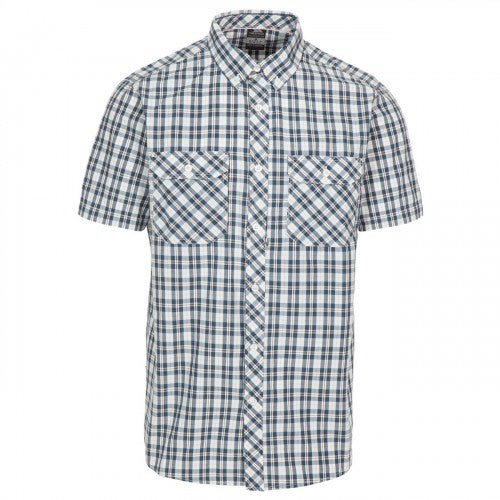 Front - Trespass Mens BaileysBridge Checked Shirt
