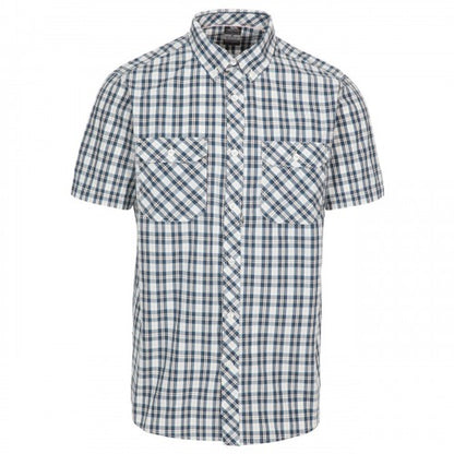 Front - Trespass Mens BaileysBridge Checked Shirt