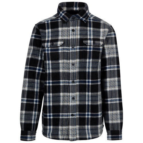 Front - Trespass Mens Checkley Checked Microfleece Shirt