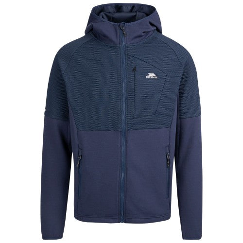 Front - Trespass Mens Bani Active Full Zip Hoodie