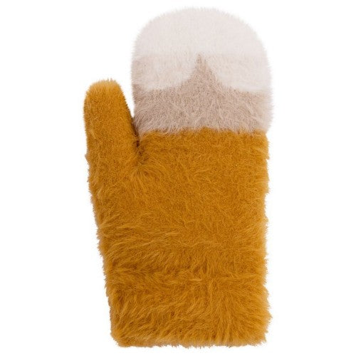 Denim Blue - Front - Trespass Childrens-Kids Hillside Knitted Mittens