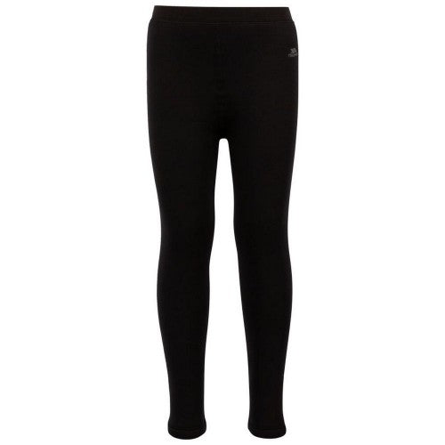 Greensea - Front - Trespass Childrens-Kids Fuzzy Sherpa Lined Leggings