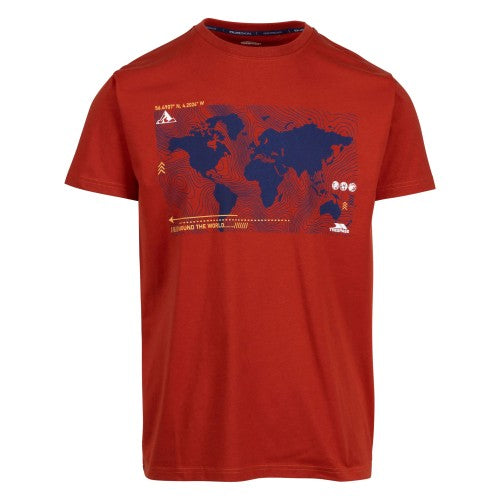 Front - Trespass Mens Chera Printed T-Shirt