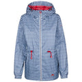 Front - Trespass Womens/Ladies Niggle TP75 Checked Waterproof Jacket