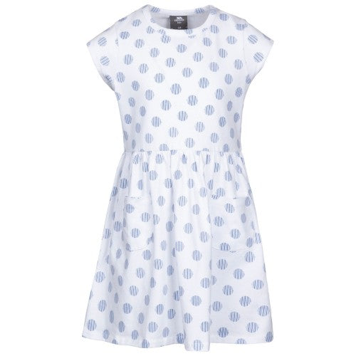 Front - Trespass Girls Happiness Spotted Casual Dress