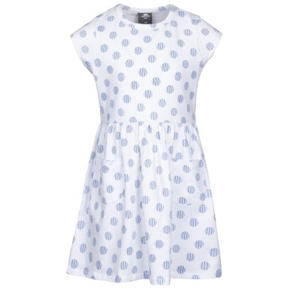 Front - Trespass Girls Happiness Spotted Casual Dress