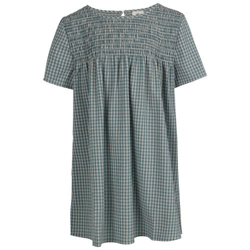 Front - Trespass Womens/Ladies Candice Gingham Smock Top