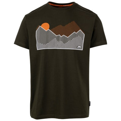 Front - Trespass Mens Lisab Printed T-Shirt