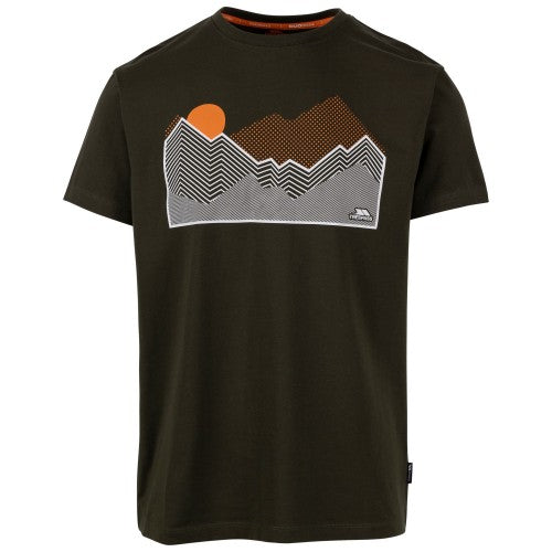 Front - Trespass Mens Lisab Printed T-Shirt