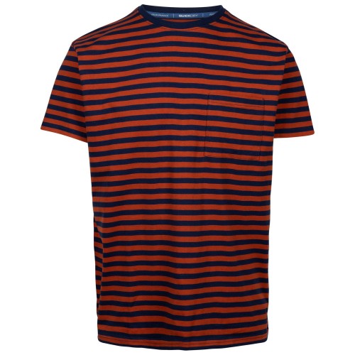 Front - Trespass Mens Mahe Stripe T-Shirt