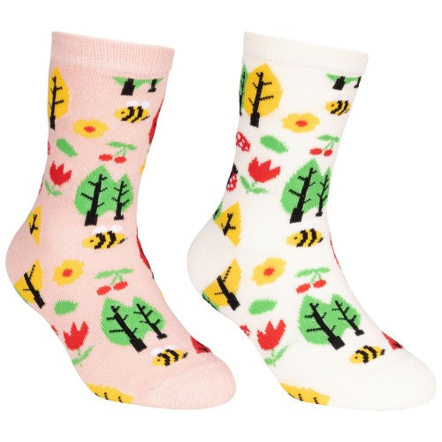 Front - Trespass Childrens/Kids Garden Socks (Pack of 2)