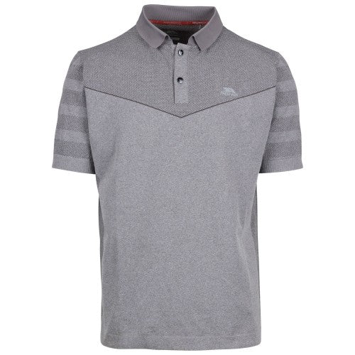 Front - Trespass Mens Nab TP75 Active Polo Shirt