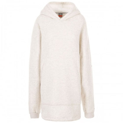 Front - Trespass Unisex Adult Cosy Marl Fleece Oversized Hoodie