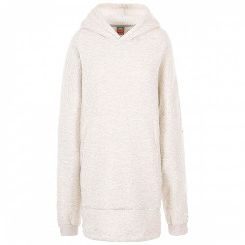 Front - Trespass Unisex Adult Cosy Marl Fleece Oversized Hoodie