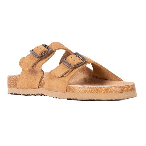 Front - Trespass Womens/Ladies Sia Suede Sandals