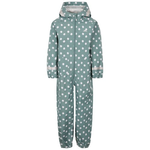 Front - Trespass Childrens/Kids Showery Rain Suit