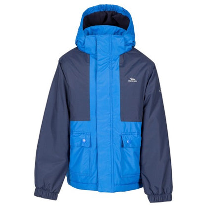 Front - Trespass Childrens/Kids Risk TP50 Waterproof Jacket