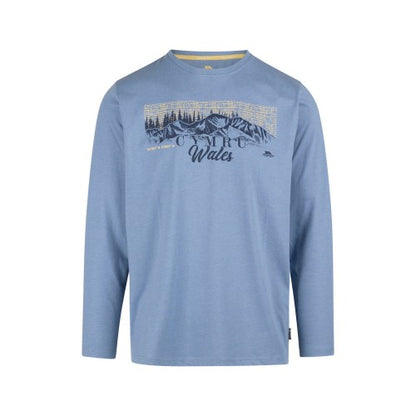 Front - Trespass Mens Kulam Printed Long-Sleeved T-Shirt