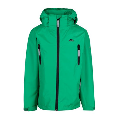 Front - Trespass Boys Spoken TP50 Waterproof Jacket
