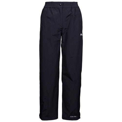 Front - Trespass Womens/Ladies Tilbury TP75 Waterproof Trousers