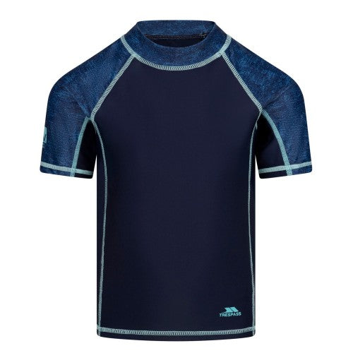 Front - Trespass Childrens/Kids Calder Rash Guard
