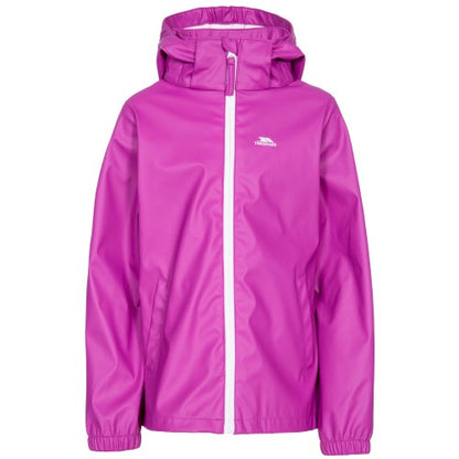 Front - Trespass Girls Alessia Waterproof Jacket