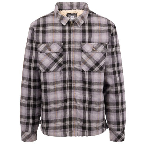 Front - Trespass Mens Danehill Sherpa Lined Shirt