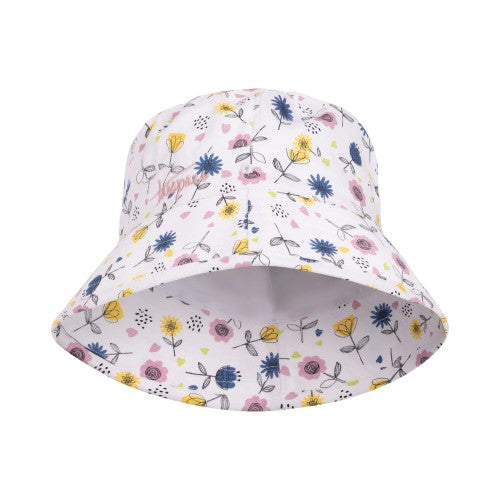 Front - Trespass Childrens/Kids Zebdee Floral Bucket Hat