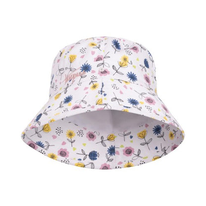 Front - Trespass Childrens/Kids Zebdee Floral Bucket Hat