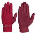 Front - Trespass Womens/Ladies Pisa Sherpa Winter Gloves