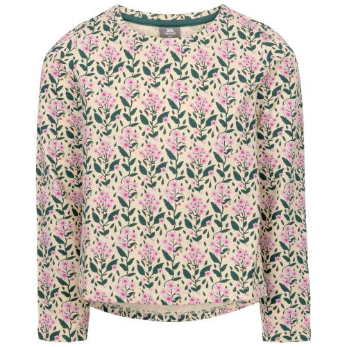 Front - Trespass Girls Rosslyn Long-Sleeved Top