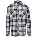 Front - Trespass Mens Dawlish Checked Shirt