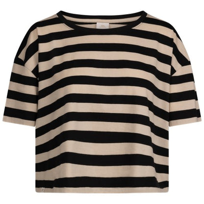 Front - Trespass Womens/Ladies Donna Striped Boxy T-Shirt