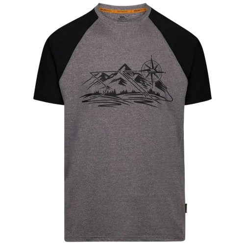 Front - Trespass Mens Fullmer Mountain T-Shirt