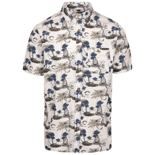 Front - Trespass Mens Frantom Woven Casual Shirt