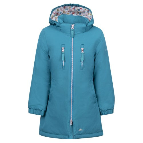 Front - Trespass Girls Marybank Raincoat