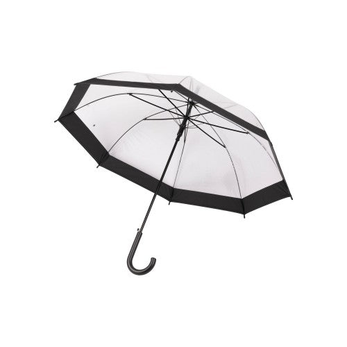 Front - Trespass Unisex Adult Rainfall Clear POE Stick Umbrella