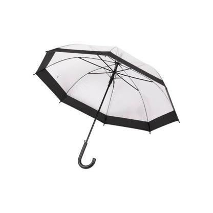 Front - Trespass Unisex Adult Rainfall Clear POE Stick Umbrella