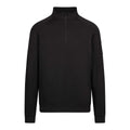 Front - Trespass Mens Zakery Half Zip Sweatshirt