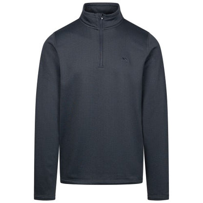 Front - Trespass Mens Fulbrook AT200 Quarter Zip Fleece Top