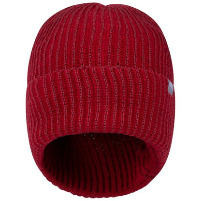 Front - Trespass Unisex Adult Leish Reflective Beanie