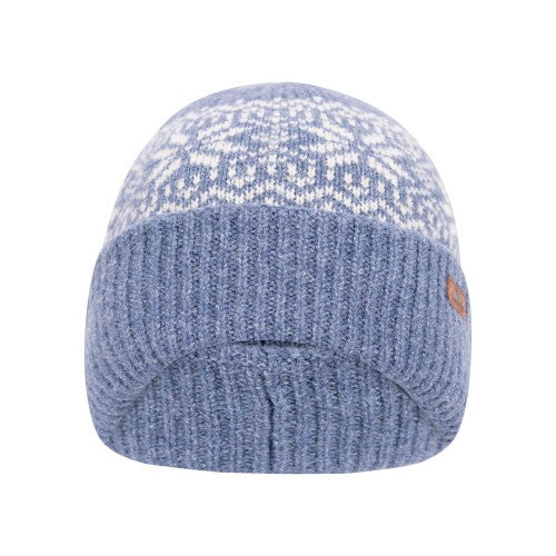 Front - Trespass Unisex Adult Kailer Fair Isle Knitted Beanie