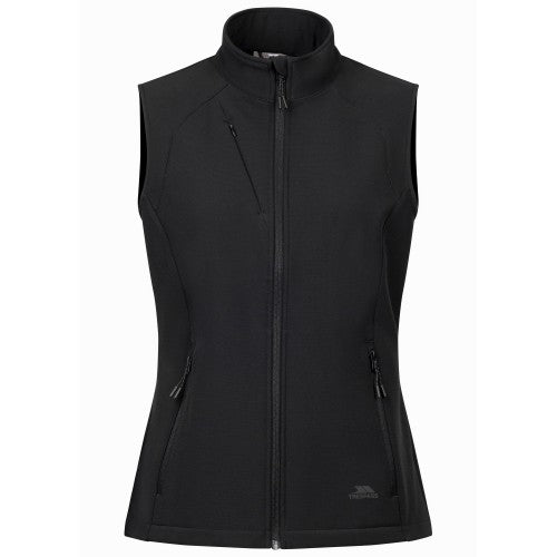 Front - Trespass Womens/Ladies Mahall Softshell Gilet
