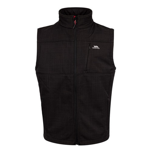 Front - Trespass Mens Baro TP50 Softshell Gilet