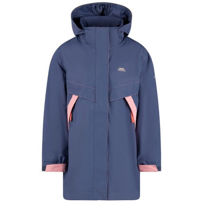 Front - Trespass Girls Bronia Waterproof Jacket