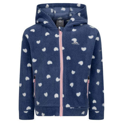 Front - Trespass Girls Breigh Fleece Jacket